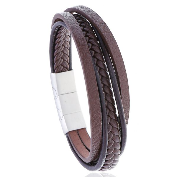 jessingshow fashion new stainless steel chain genuine leather bracelet men vintage male braid jewelry for women wristband, Black
jessingshow fashion new stainless steel chain genuine leather bracelet men vintage male braid jewelry for women wristband, Black