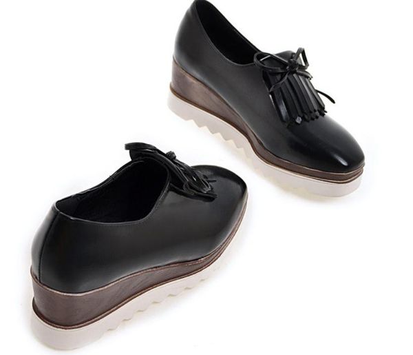 2019 bowknot women's shoes in spring and autumn with new style slope heel square head @77, Black
2019 bowknot women's shoes in spring and autumn with new style slope heel square head @77, Black