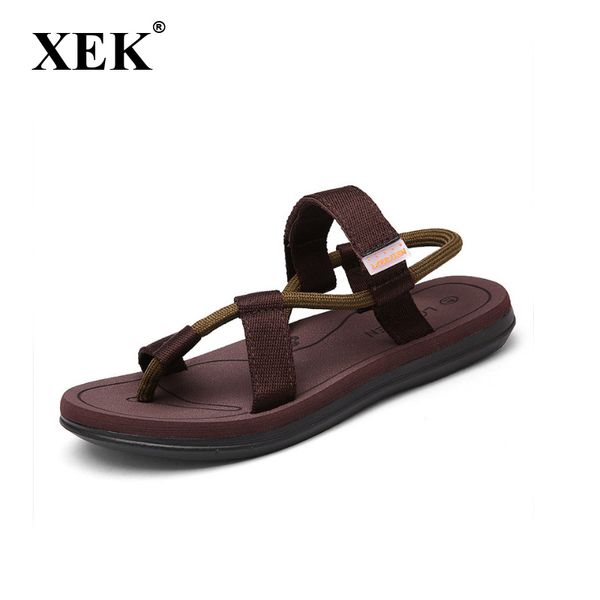xek 2018 new summer beach shoes men sandals roma leisure breathable clip toe cool procrastinate dual-purpose sandal male gss49, Black
xek 2018 new summer beach shoes men sandals roma leisure breathable clip toe cool procrastinate dual-purpose sandal male gss49, Black