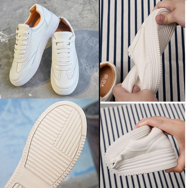 2018 women basic white lace up flat casual shoes fashion sewing genuine leather flat breathe shoes size 34-42, Black
2018 women basic white lace up flat casual shoes fashion sewing genuine leather flat breathe shoes size 34-42, Black