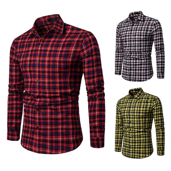 mens new autumn fashion shirts slim fit long sleeve shirts plaid casual fashion street shirts plus size, White;black
mens new autumn fashion shirts slim fit long sleeve shirts plaid casual fashion street shirts plus size, White;black