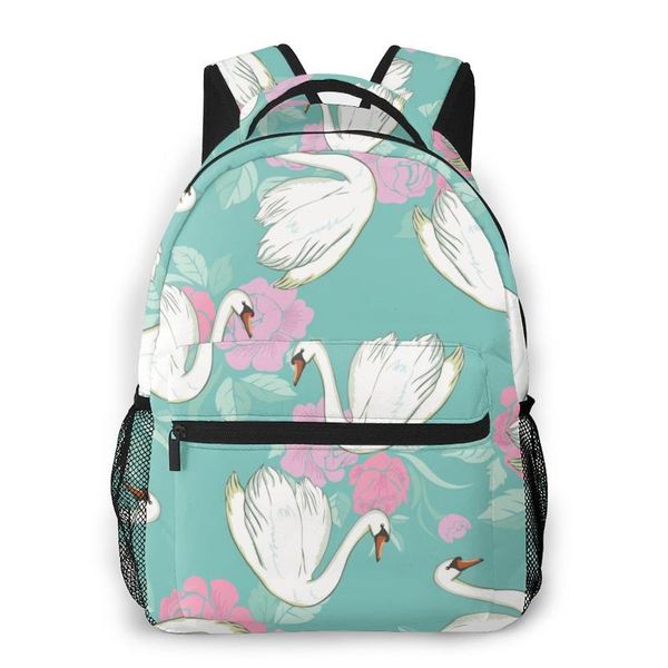 women backpack kids school bag for teenage girls cute swan with pink flowers female lapnotebook bagpack travel backpack 2020
women backpack kids school bag for teenage girls cute swan with pink flowers female lapnotebook bagpack travel backpack 2020