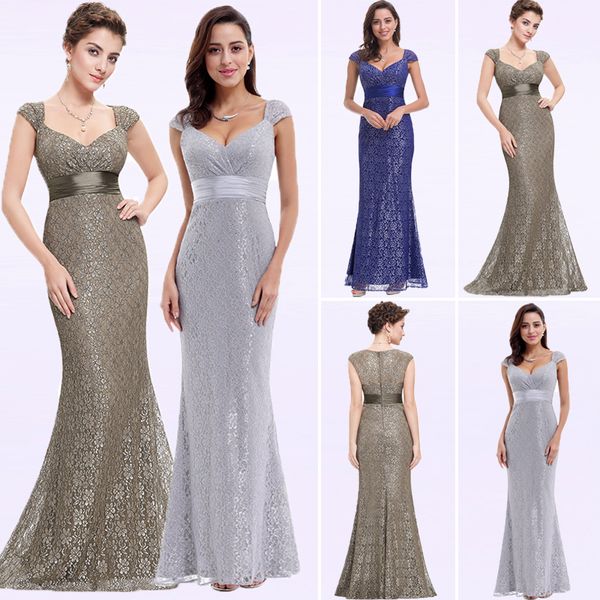 grey lace mermaid evening dresses 2020 ever pretty sparkle v neckline elegant peach collar long evening party dress robe longue, Black;gray
grey lace mermaid evening dresses 2020 ever pretty sparkle v neckline elegant peach collar long evening party dress robe longue, Black;gray