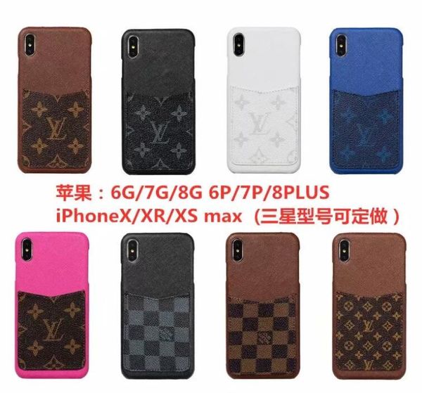 luxury fashion designer cover grid leather phone back cover for iphone x xs max xr with credit card soft case for iphone 6 6s 7 8 plus
luxury fashion designer cover grid leather phone back cover for iphone x xs max xr with credit card soft case for iphone 6 6s 7 8 plus