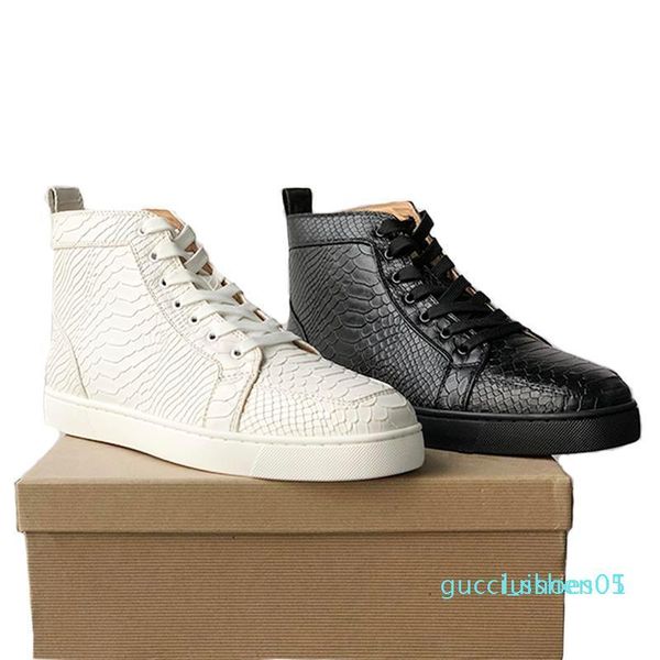 sneakers red bottom shoe high cut suede spike luxury red bottoms shoes party wedding leather sneakers l05, Black
sneakers red bottom shoe high cut suede spike luxury red bottoms shoes party wedding leather sneakers l05, Black