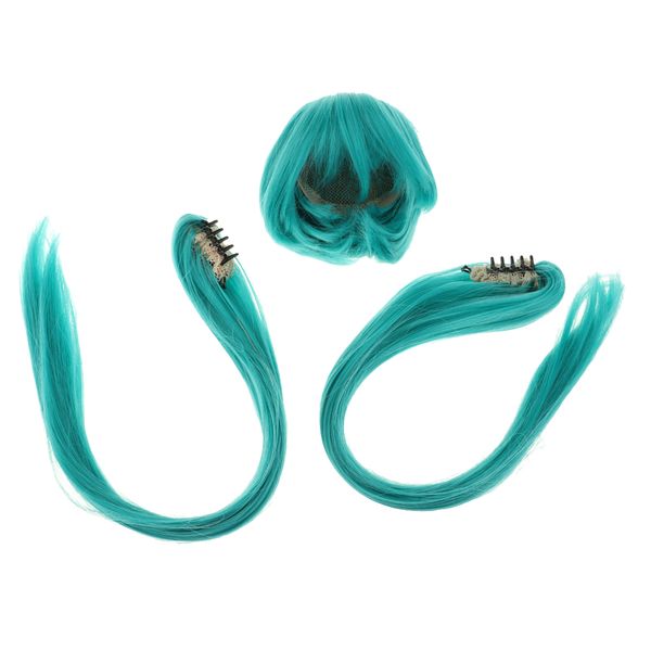 elegant green hair with neat bangs & ponytail for night lolita, supper dollfie, msd dz 1/3 bjd dolls, 9-10inch head circumference
elegant green hair with neat bangs & ponytail for night lolita, supper dollfie, msd dz 1/3 bjd dolls, 9-10inch head circumference