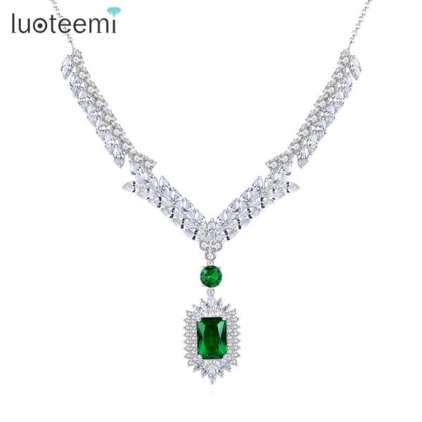 pendant necklaces luoteemi + cubic zirconia for women wedding engagement fashion jewelry party collier christmas gifts, Silver
pendant necklaces luoteemi + cubic zirconia for women wedding engagement fashion jewelry party collier christmas gifts, Silver
