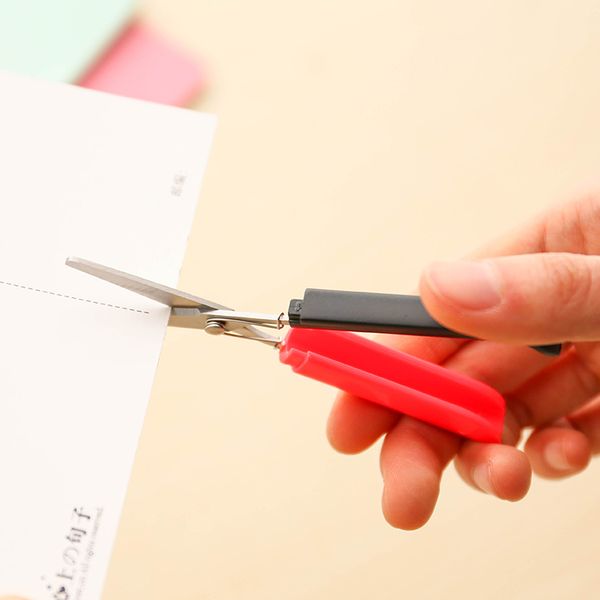 personality color scissors pen type folding portable scissors safety hand scissors with protective cover office supplies
personality color scissors pen type folding portable scissors safety hand scissors with protective cover office supplies