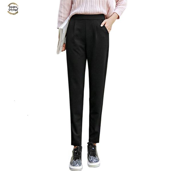 spring summer new ladies korean ol black harem pants breathable thin casual pencil pants simple trousers for women, Black;white
spring summer new ladies korean ol black harem pants breathable thin casual pencil pants simple trousers for women, Black;white