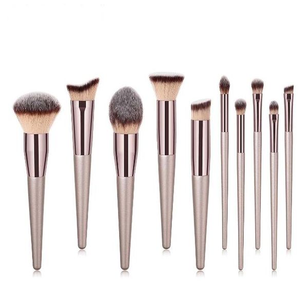 10pcs makeup brushes kit tools & accessories wood handle champaign gold color cosmetics brushes for eye shadow loose powder blush dhl free
10pcs makeup brushes kit tools & accessories wood handle champaign gold color cosmetics brushes for eye shadow loose powder blush dhl free
