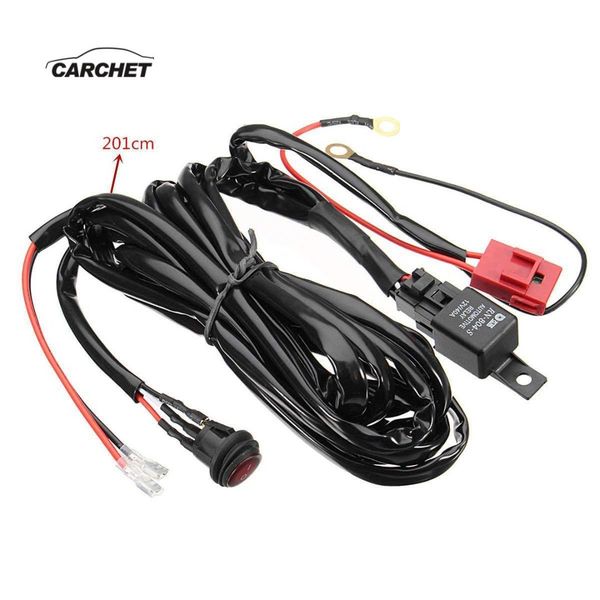 carchet 12v car led work light wiring harness relay kit control harness for hid fog lamp light off-road vehicle spotlights new
carchet 12v car led work light wiring harness relay kit control harness for hid fog lamp light off-road vehicle spotlights new