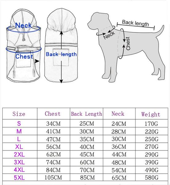 raincoat for dogs waterproof dog coat jacket reflective dog raincoat clothes for small medium large dogs labrador s-5xl 3 colors
raincoat for dogs waterproof dog coat jacket reflective dog raincoat clothes for small medium large dogs labrador s-5xl 3 colors