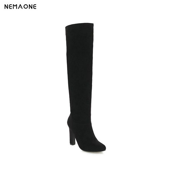 nemaone new high heels women knee high boots black gray apricot party dress shoes woman large size 42 43
nemaone new high heels women knee high boots black gray apricot party dress shoes woman large size 42 43
