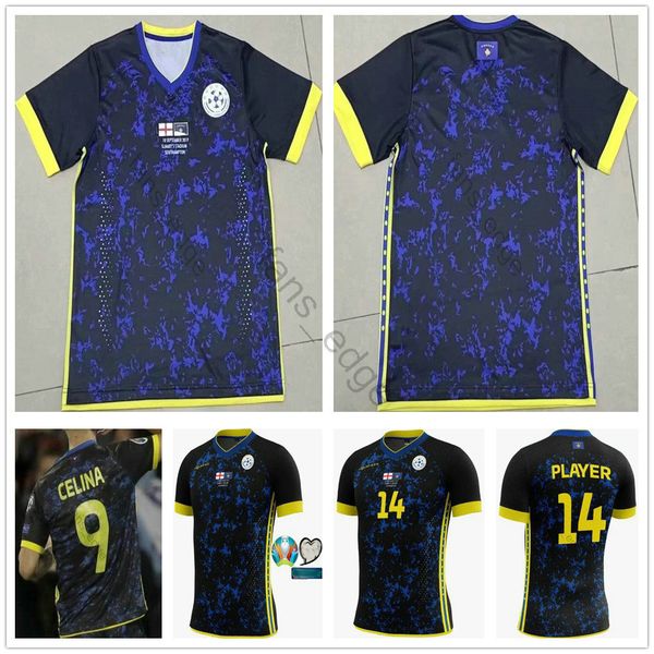 19 20 kosovo soccer jersey home blue 9 celina 14 berisha 10 muslija customize 2019 2020 national team football uniform shirt, Black
19 20 kosovo soccer jersey home blue 9 celina 14 berisha 10 muslija customize 2019 2020 national team football uniform shirt, Black