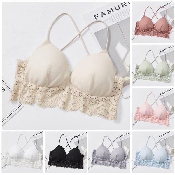 1pcs fashion seamless lotus leaf side laciness bra intersect sling tube tank vest bra brassiere woman underclothes, Black;white
1pcs fashion seamless lotus leaf side laciness bra intersect sling tube tank vest bra brassiere woman underclothes, Black;white