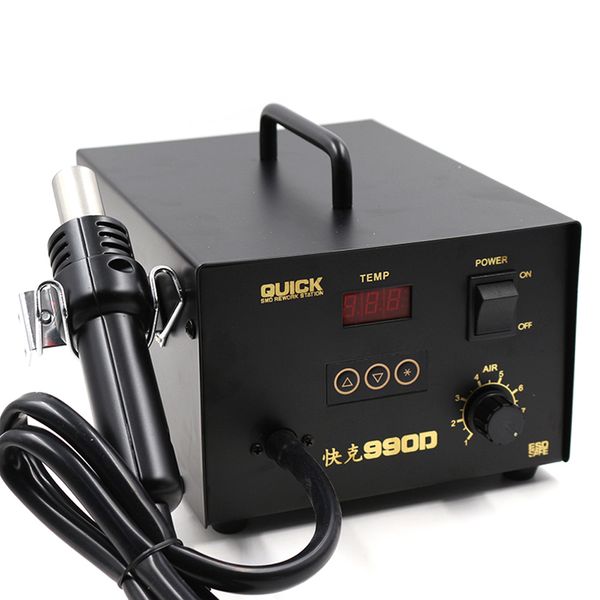 quick 990d 320w digital display esd air soldering desoldering station air rework gun bga rework station phone pcb repair
quick 990d 320w digital display esd air soldering desoldering station air rework gun bga rework station phone pcb repair