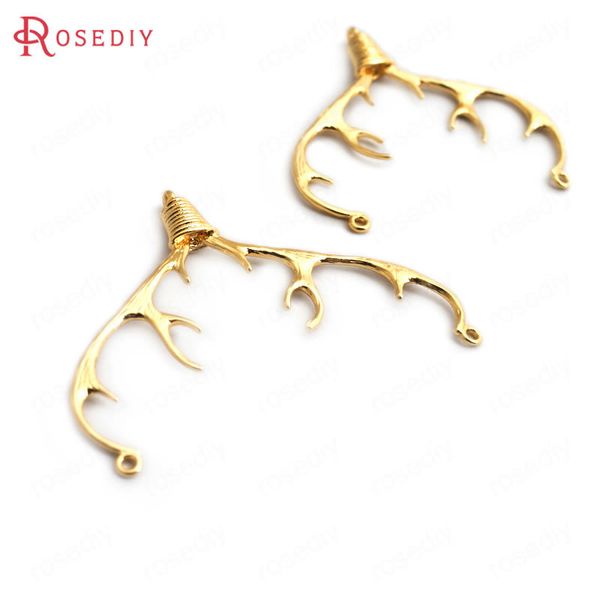 34887)6pcs 45x33mm 24k gold color brass antlers charms pendants diy accessories jewelry findings, Silver
34887)6pcs 45x33mm 24k gold color brass antlers charms pendants diy accessories jewelry findings, Silver
