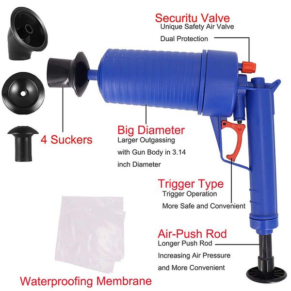 new high pressure powerful manual air unblocker drain blaster / gun pump / cleaner / opener uncover toilet plunger
new high pressure powerful manual air unblocker drain blaster / gun pump / cleaner / opener uncover toilet plunger