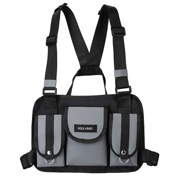outdoor bags men women chest rig bag reflective vest hip hop streetwear functional harness pack front waist pouch backpack
outdoor bags men women chest rig bag reflective vest hip hop streetwear functional harness pack front waist pouch backpack