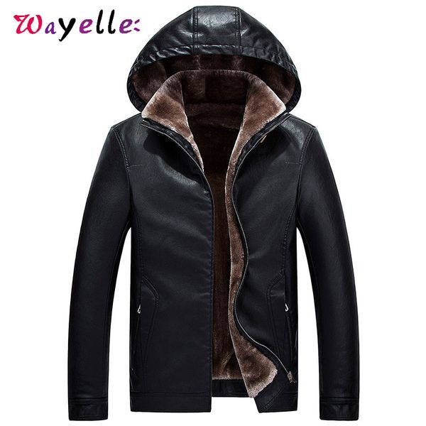 long faux fur coat men 2019 winter plus velvet fleece warm hooded pu leather jacket men drown faux leather jacket coat overcoats, Black
long faux fur coat men 2019 winter plus velvet fleece warm hooded pu leather jacket men drown faux leather jacket coat overcoats, Black