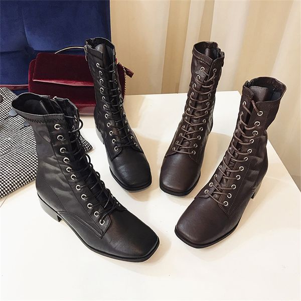 halozeroo 2019 british wind boots female autumn new flat bottom thick with short tube lace women's boots in the, Black
halozeroo 2019 british wind boots female autumn new flat bottom thick with short tube lace women's boots in the, Black