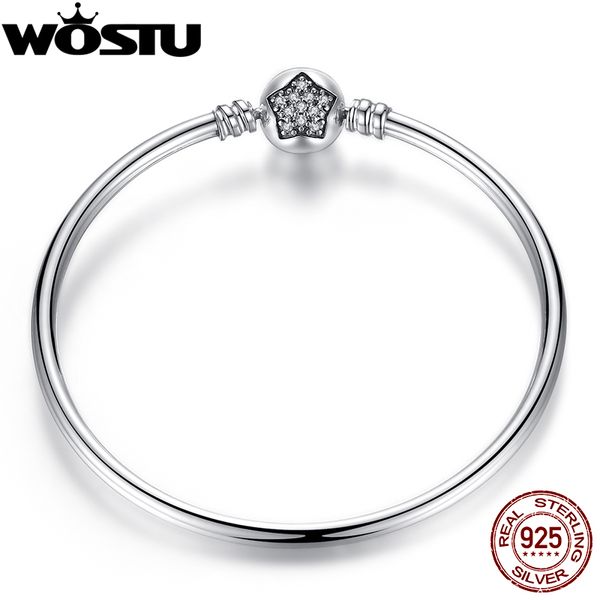 100% 925 sterling silver star bangle with clear cz for women fashion diy jewelry fit original bracelets charm gift xchs901 cx200702, Black
100% 925 sterling silver star bangle with clear cz for women fashion diy jewelry fit original bracelets charm gift xchs901 cx200702, Black