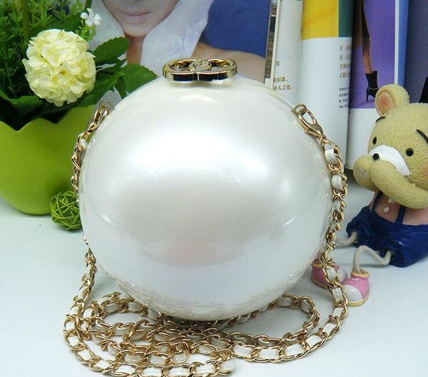 2019 Women's Pearl Boll Evening Bag Round Ball Pearl Beaded Clutch Purse Mini Handbags Full Pearl Wedding Party Bags
2019 Women's Pearl Boll Evening Bag Round Ball Pearl Beaded Clutch Purse Mini Handbags Full Pearl Wedding Party Bags