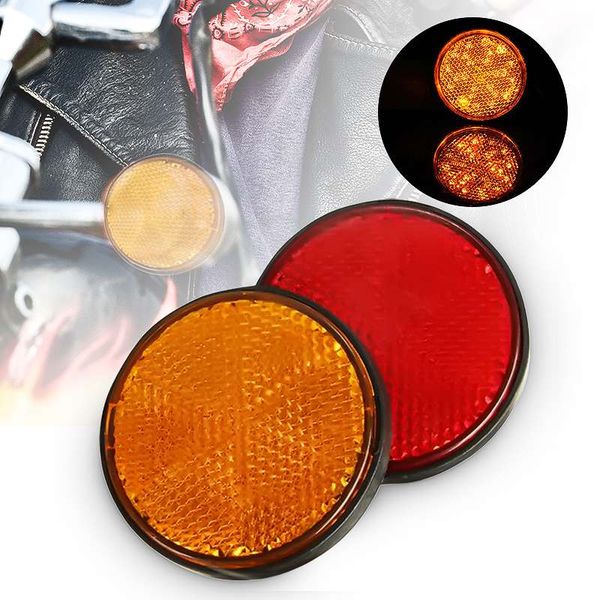 2x universal bolt number plate round reflector red orange color for motorcycle atv scooter dirt bike
2x universal bolt number plate round reflector red orange color for motorcycle atv scooter dirt bike
