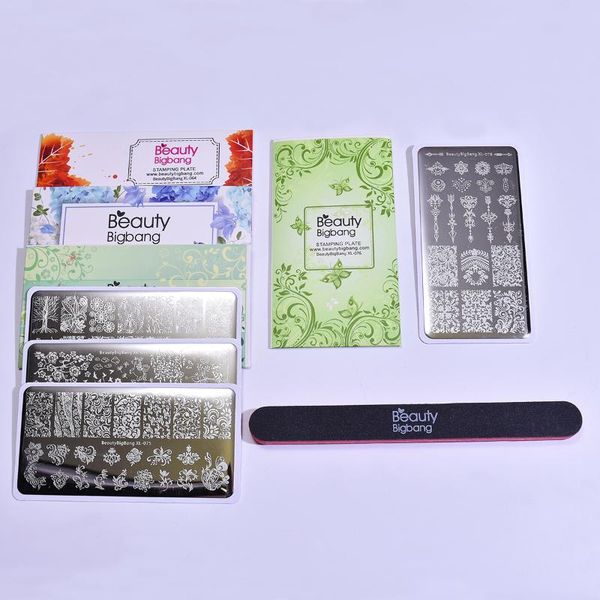 nail art kits beautybigbang stamping plate set 4pcs with nails file flower leaves butterfly natural image stainless steel template
nail art kits beautybigbang stamping plate set 4pcs with nails file flower leaves butterfly natural image stainless steel template