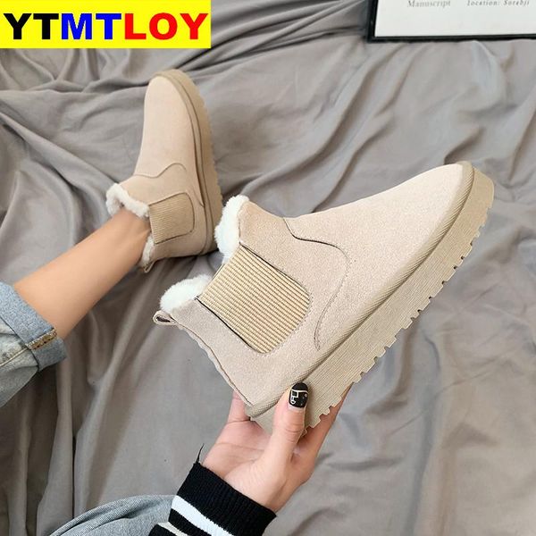 snow boots warm winter shoes fur women bootsfashion sewing woman slip on ankle boots sock shoes fur platform, Black
snow boots warm winter shoes fur women bootsfashion sewing woman slip on ankle boots sock shoes fur platform, Black