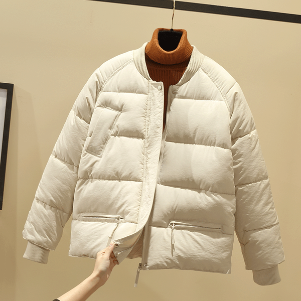 autumn winter fashion short section wadded jacket leisure college wind straight loose solid color stand collar cotton coatfemale, Black
autumn winter fashion short section wadded jacket leisure college wind straight loose solid color stand collar cotton coatfemale, Black