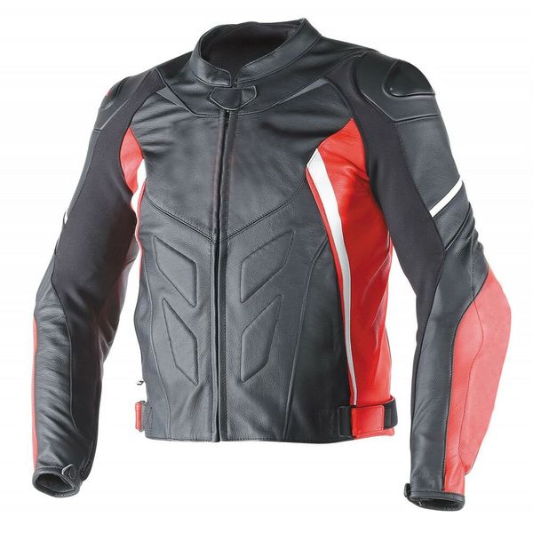 black red dain avro d1 leather jacket motorcycle motocross racing riding protective clothing
black red dain avro d1 leather jacket motorcycle motocross racing riding protective clothing