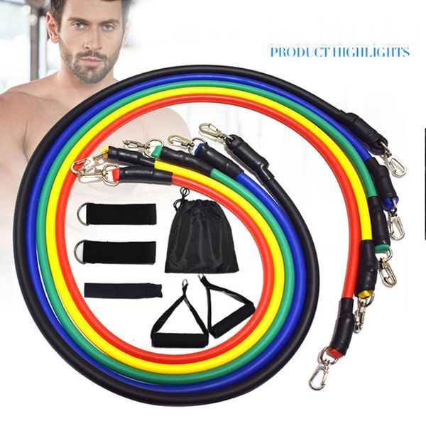 11 pcs/set latex resistance bands crossfit training exercise yoga tubes pull rope,rubber expander elastic bands fitness with bag
11 pcs/set latex resistance bands crossfit training exercise yoga tubes pull rope,rubber expander elastic bands fitness with bag