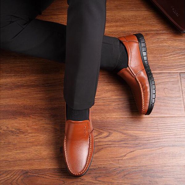 luxury men formal shoes men dress shoes round toe business classic gentleman leather wedding shoes, Black
luxury men formal shoes men dress shoes round toe business classic gentleman leather wedding shoes, Black