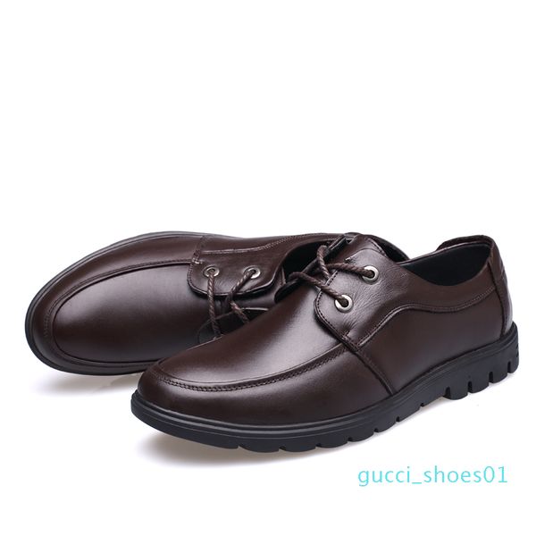 men casual leather shoes cowhide men dress shoes with genuine leather men casual shoes g1, Black
men casual leather shoes cowhide men dress shoes with genuine leather men casual shoes g1, Black