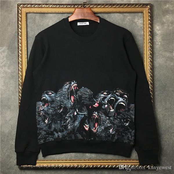 2019 fashion autumn fashion clothing mens sweaters monkey jumper baboon printed men sport designer hoodies, Black
2019 fashion autumn fashion clothing mens sweaters monkey jumper baboon printed men sport designer hoodies, Black