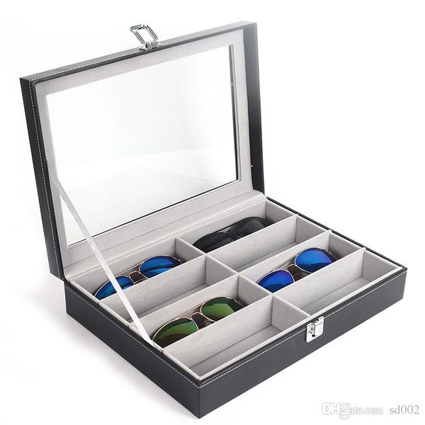 eight grid glasses storage box cortex sunglasses display cases leather density board open lid design fashion black square 22hxc1
eight grid glasses storage box cortex sunglasses display cases leather density board open lid design fashion black square 22hxc1