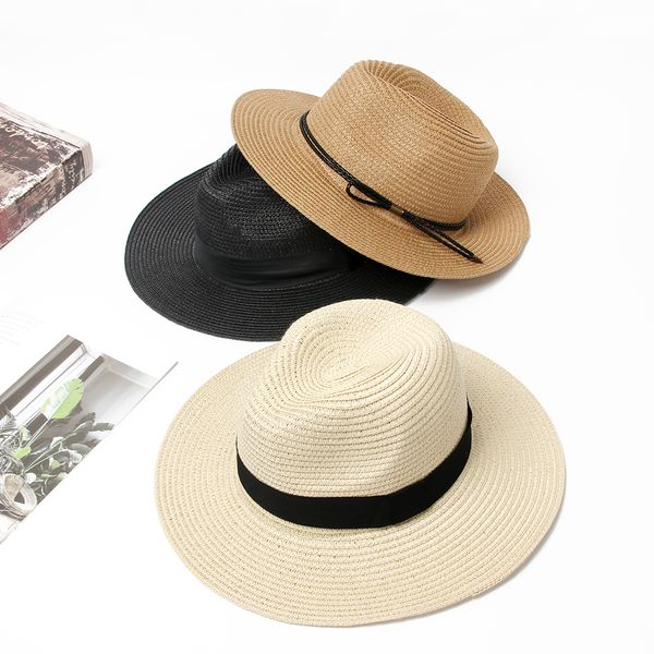 2019 summer hat women panama straw hat beach vacation wide brim visor casual sun hats for women sombrero, Blue;gray
2019 summer hat women panama straw hat beach vacation wide brim visor casual sun hats for women sombrero, Blue;gray