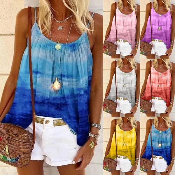 womail 2020 new summer women fashion harajuku tie-dye printed vest camisole ladies casual o-neck sleeveless blouse tanks, White
womail 2020 new summer women fashion harajuku tie-dye printed vest camisole ladies casual o-neck sleeveless blouse tanks, White