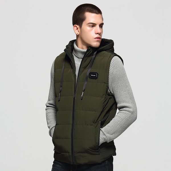 mens cotton padded hooded vest winter warm sleeveless jackets male waistcoat casual streetwear coats plus size m-6xl vt-231, Black;white
mens cotton padded hooded vest winter warm sleeveless jackets male waistcoat casual streetwear coats plus size m-6xl vt-231, Black;white