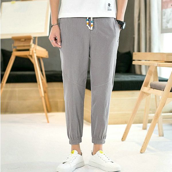 2019 men's trousers ankle-length linen cotton pant mens harem joggers casual sweatpants men pants for male casual sweatpants, Black
2019 men's trousers ankle-length linen cotton pant mens harem joggers casual sweatpants men pants for male casual sweatpants, Black