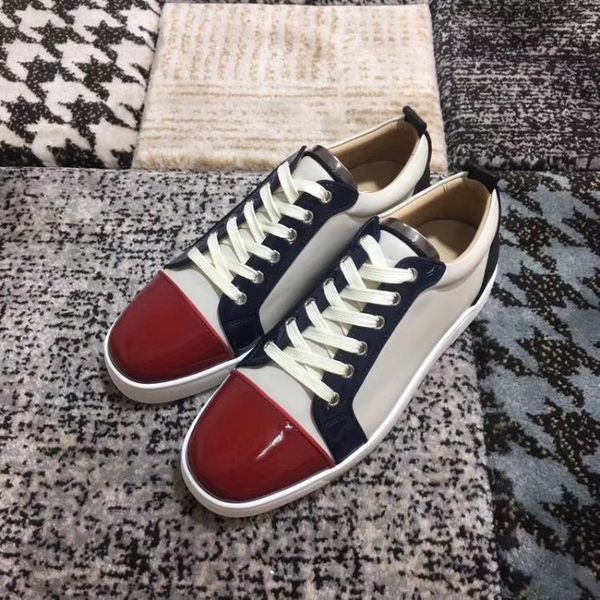 fashion designer woman sneaker man casual shoes patchwork red black rivets low cut party wedding shoes scarpe di lusso with box
fashion designer woman sneaker man casual shoes patchwork red black rivets low cut party wedding shoes scarpe di lusso with box