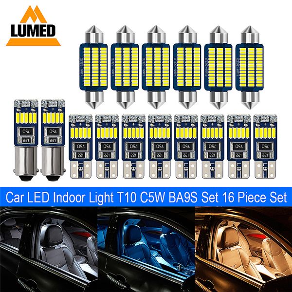 16pcs / set t10 ba9s festoon w5w c5w led auto interior reading light board bulb license plate lamp dc12v
16pcs / set t10 ba9s festoon w5w c5w led auto interior reading light board bulb license plate lamp dc12v