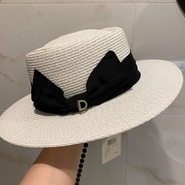 flat hats designer hats women luxury caps bow ribbon beaded rope wide brim hat sunshade woven hat avant-garde fashion beach hat, Blue;gray
flat hats designer hats women luxury caps bow ribbon beaded rope wide brim hat sunshade woven hat avant-garde fashion beach hat, Blue;gray