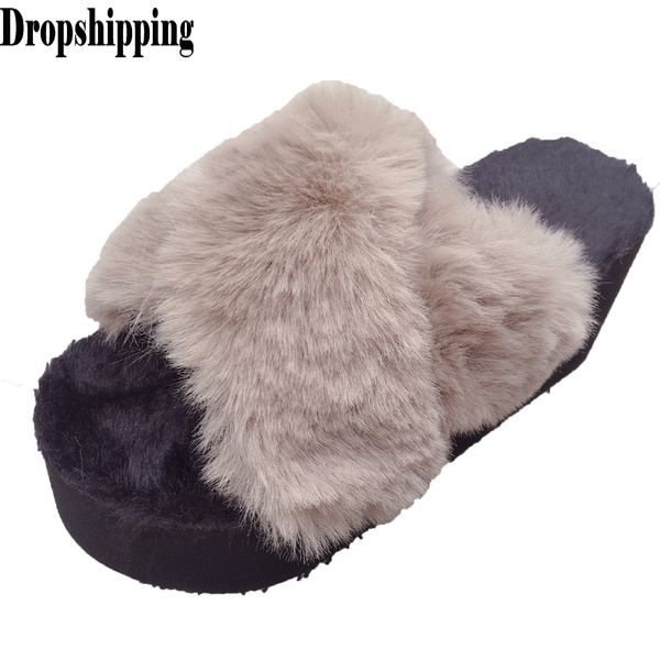 slope with thick open-toe sole fur outdoor plush cotton slippers fashion indoor warm cotton mop casual warm slippers #zb, Black
slope with thick open-toe sole fur outdoor plush cotton slippers fashion indoor warm cotton mop casual warm slippers #zb, Black