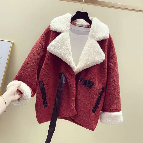 2019 new faux fur coat high fashion slim red yellow faux fur jacket fake fleece parkas turn down collar women coats, Black
2019 new faux fur coat high fashion slim red yellow faux fur jacket fake fleece parkas turn down collar women coats, Black