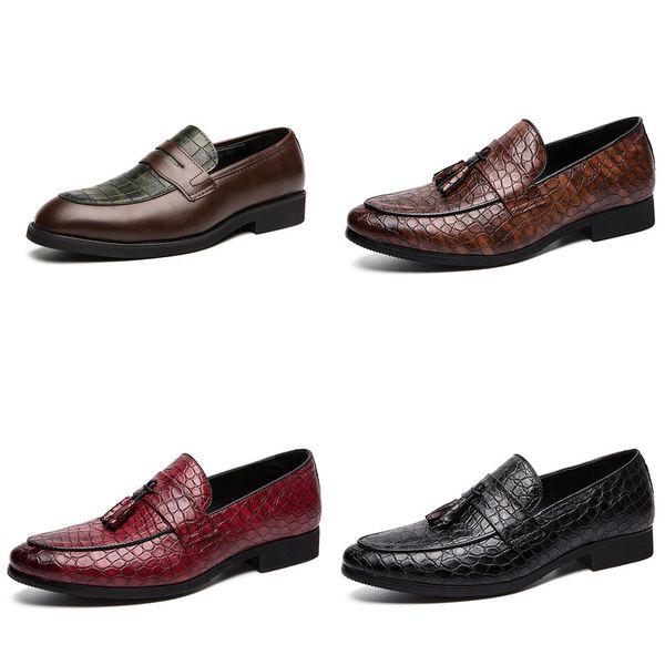 new men casual shoes breathable leather loafers office shoes for men driving moccasins comfortable slip on fashion wedding shoes, Black
new men casual shoes breathable leather loafers office shoes for men driving moccasins comfortable slip on fashion wedding shoes, Black