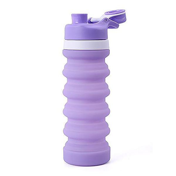folding water bottle kettle fitness water bottle 550ml folding kettle