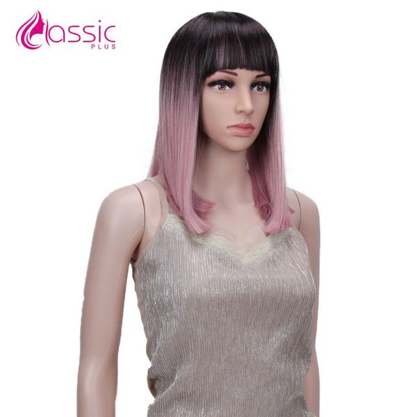 synthetic wigs classic plus hair short straight lace front wig pink ombre brown red bob for women natural, Black
synthetic wigs classic plus hair short straight lace front wig pink ombre brown red bob for women natural, Black