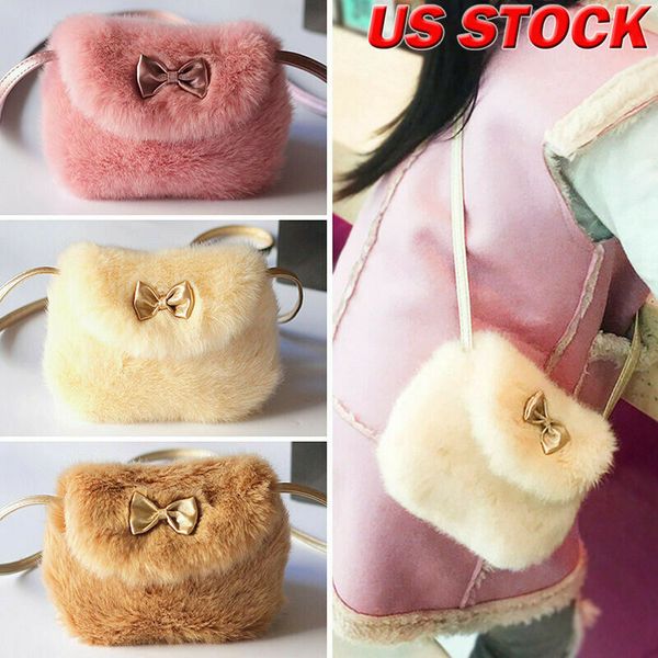 5 colors new girls kids purse bowknot mini artificial fur children handbags cross body comfortable cute children handbag, White
5 colors new girls kids purse bowknot mini artificial fur children handbags cross body comfortable cute children handbag, White